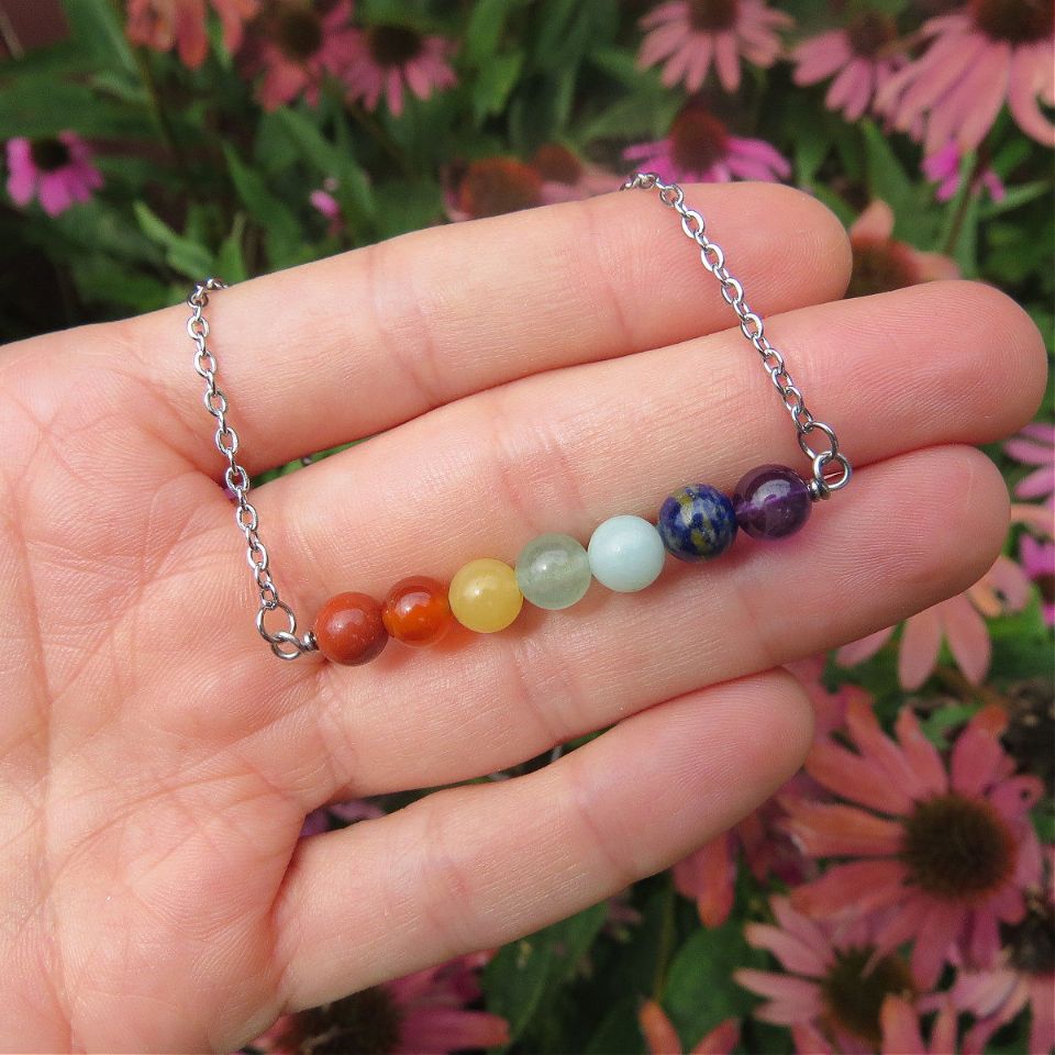 7 Chakra Crystal Necklace