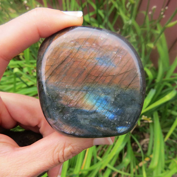 Orange Labradorite Crystal Freeform