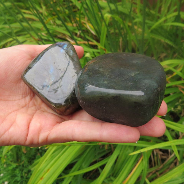 Labradorite Crystal Freeform Standing Stone 2"