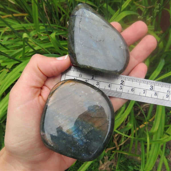 Labradorite Crystal Freeform Standing Stone 2"