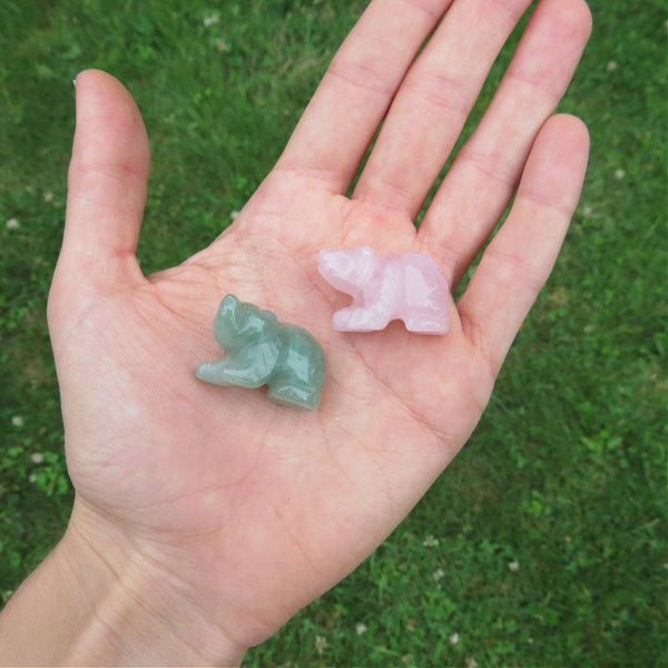 Mini Crystal Bear Stones