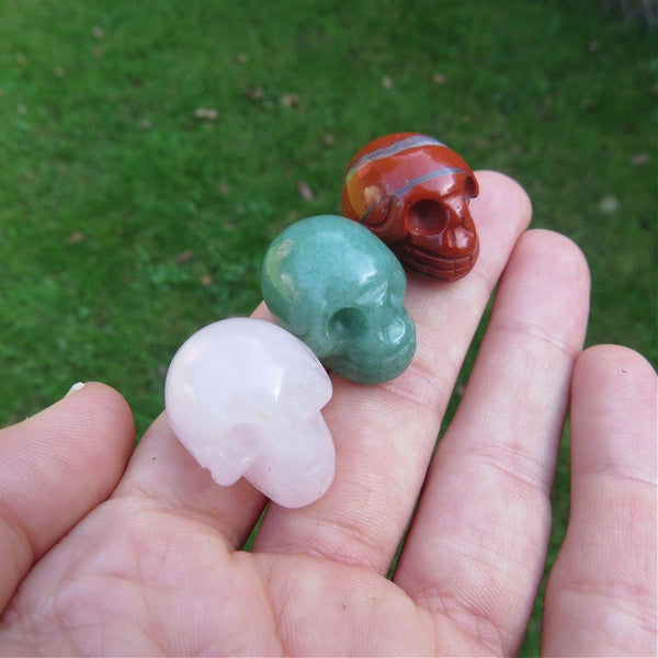 Mini Crystal Stone Skulls