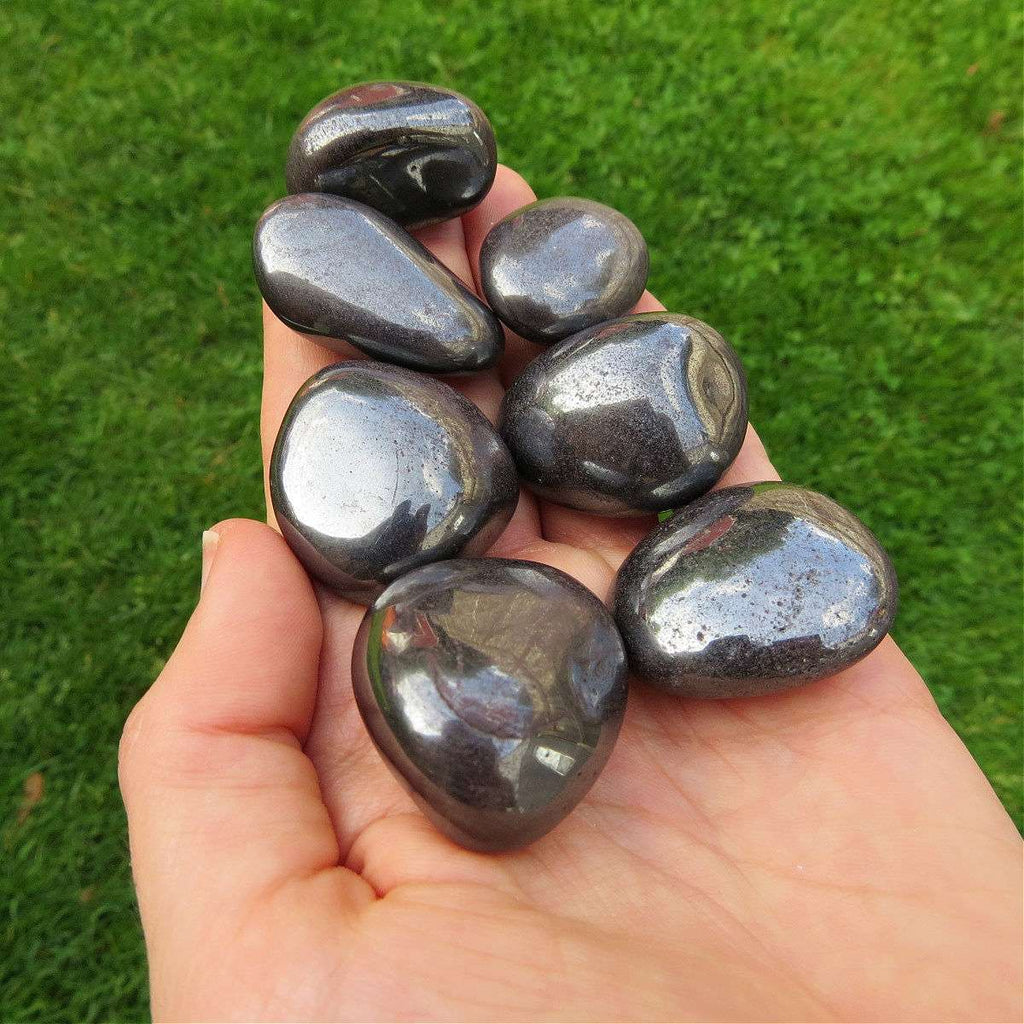 Hematite Crystal Tumbled Stone 1 – Crystalline Dream